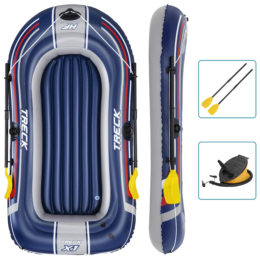 Bestway hydro-force gummibåd med pumpe og årer blå
