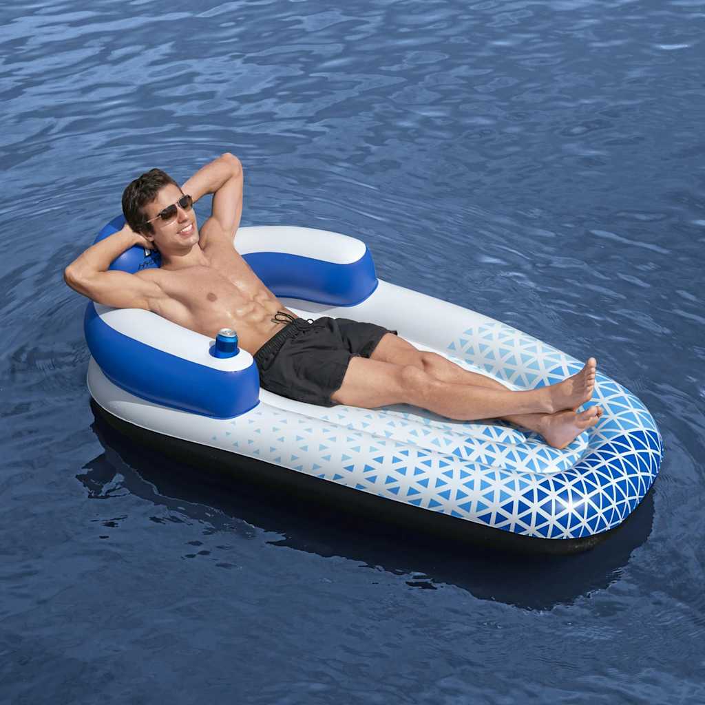 Bestway hydro-force flydende seng 183x97 cm blå