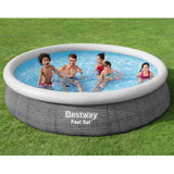 Bestway poolsæt rundt 366x76 cm