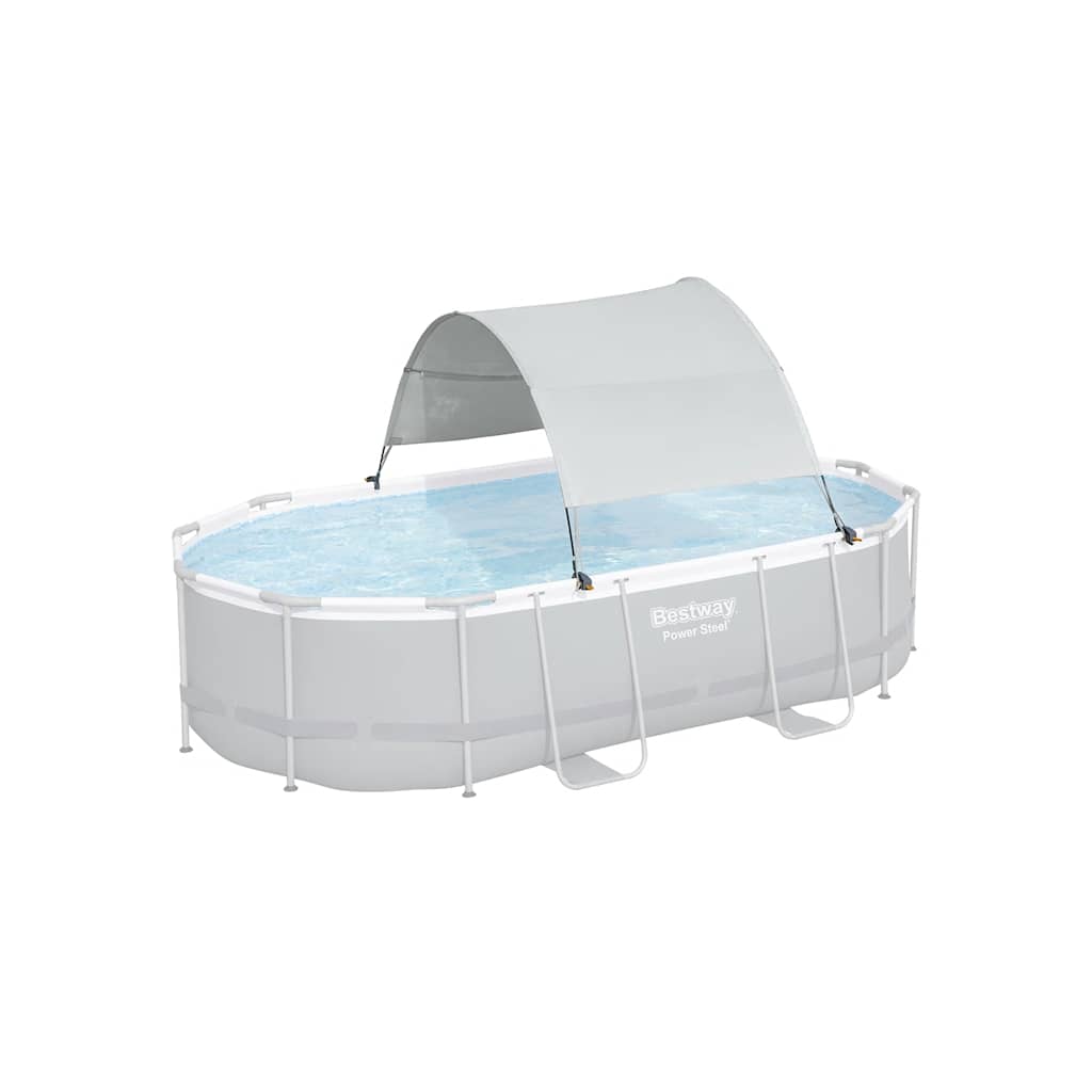 Bestway swimmingpoolovertræk hvid