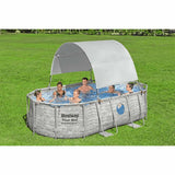 Bestway swimmingpoolovertræk hvid