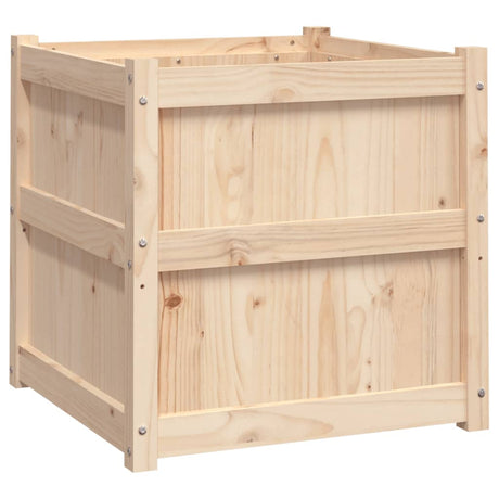 Vidaxx plantekasse 60x60x60 cm massivt fyrretræ