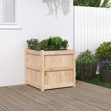 Vidaxx plantekasse 60x60x60 cm massivt fyrretræ