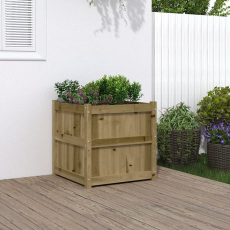 Vidaxx plantekasse 60x60x60 cm imprægneret fyrretræ
