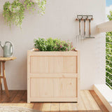 Vidaxx plantekasse 70x70x70 cm massivt fyrretræ