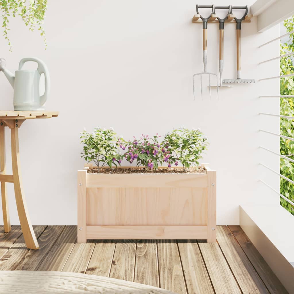 Vidaxx plantekasse 60x31x31 cm massivt fyrretræ