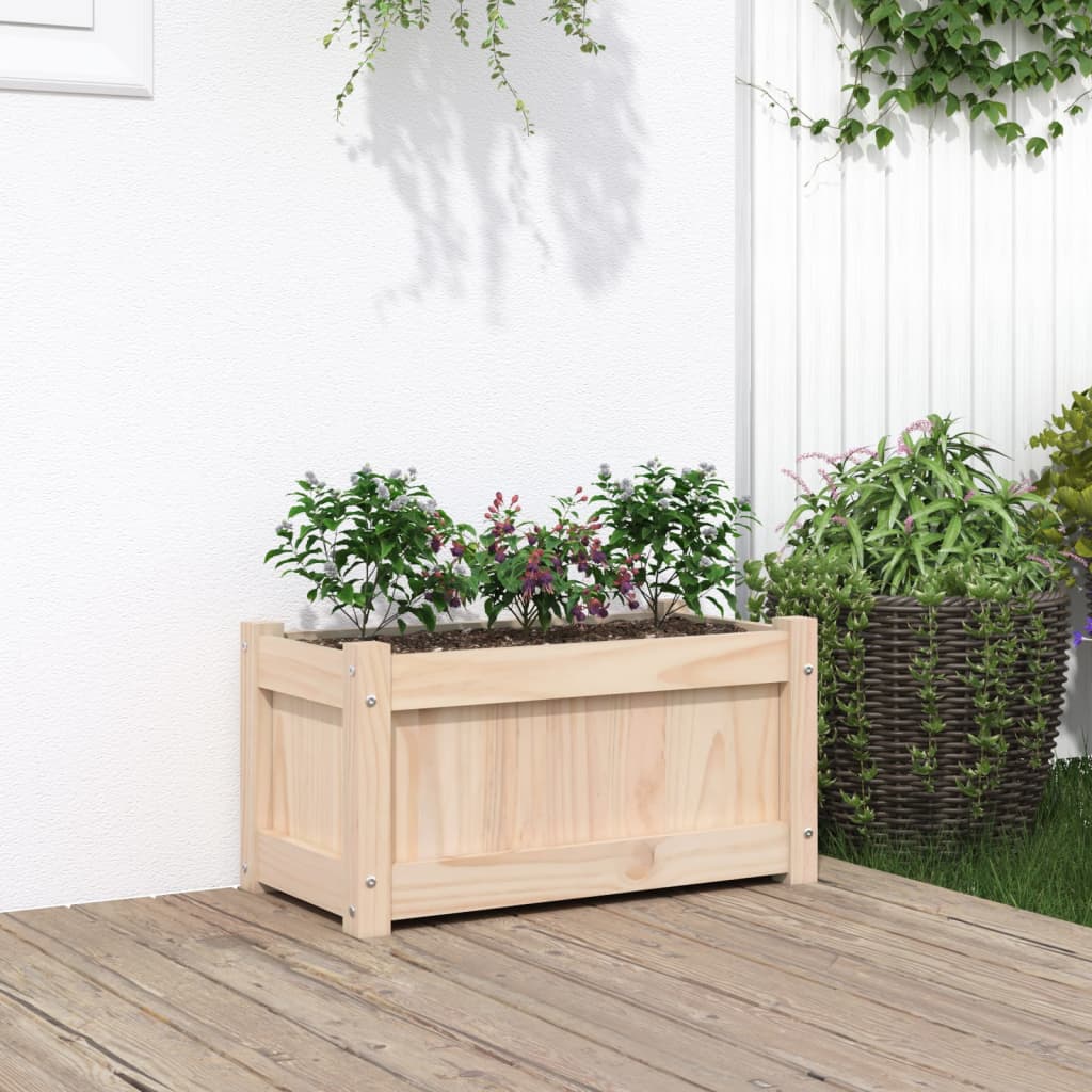 Vidaxx plantekasse 60x31x31 cm massivt fyrretræ