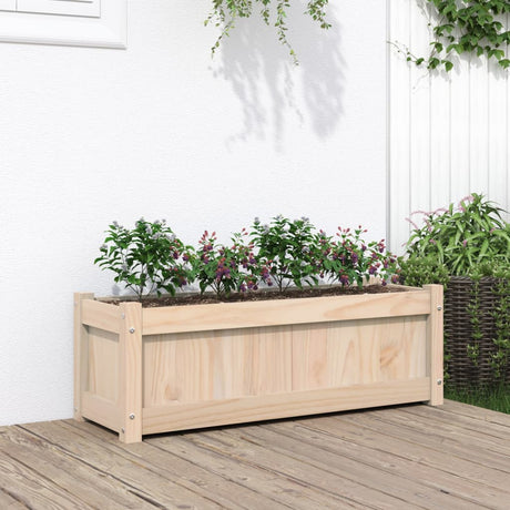 Vidaxx plantekasse 90x31x31 cm massivt fyrretræ