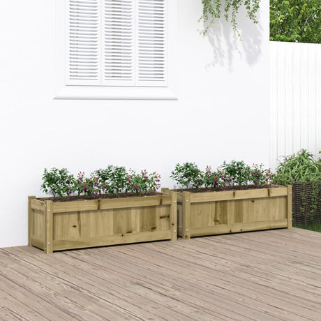 Vidaxl plantekasser 2 cm imprægneret træ