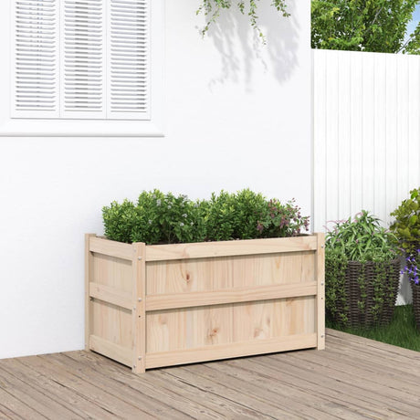 Vidaxx plantekasse 90x50x50 cm massivt fyrretræ