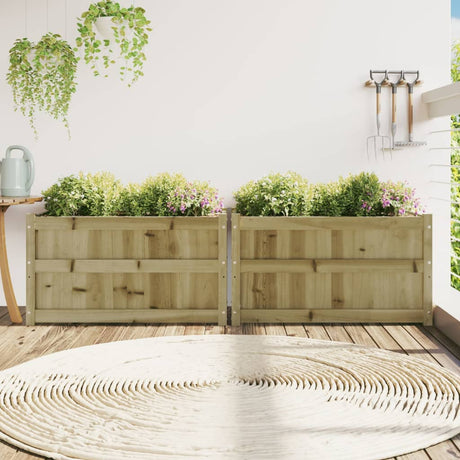 Vidaxl plantekasser 2 cm imprægneret træ
