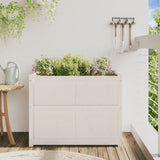 Vidaxx plantekasse 90x50x70 cm massiv fyrretræ hvid