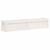 Vidaxx plantekasse 150x31x31 cm massiv fyrretræ hvid