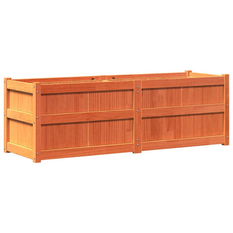 Vidaxx plantekasse 150x50x50 cm massiv fyrretræ, vask brun