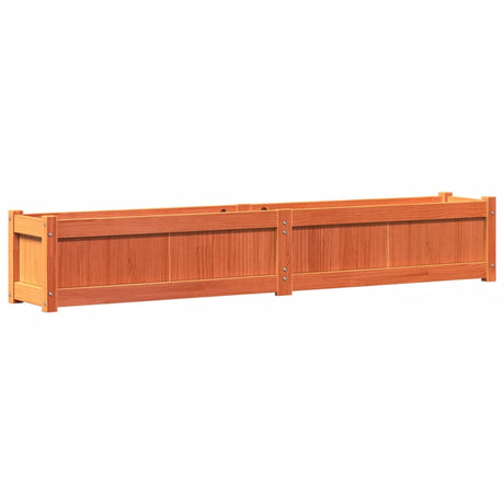 Vidaxx plantekasse 180x31x31 cm massiv fyrretræ, vask brun