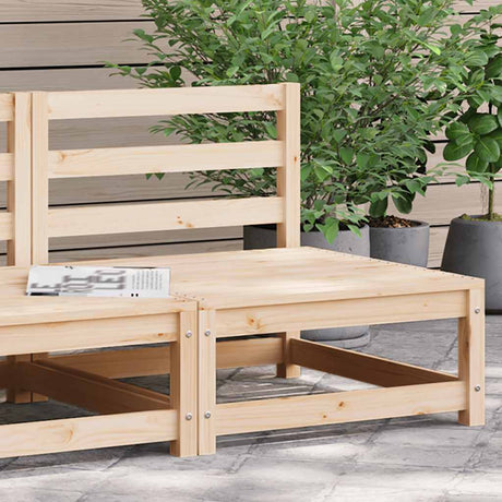 Vidaxl tuinbank zonder armleuningen 70x70x67 cm massief grenenhout
