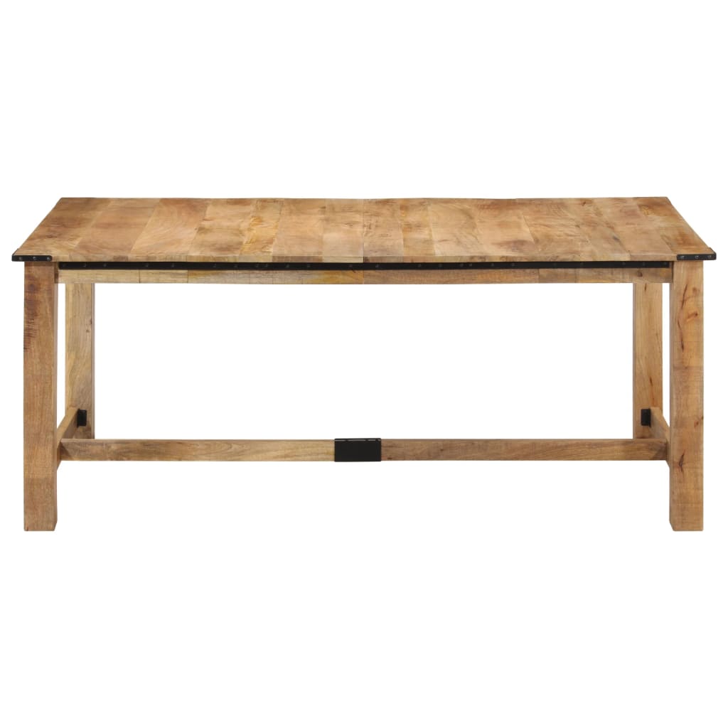 VidaXL Spisebord 180x90x75 cm massivt mangotræ