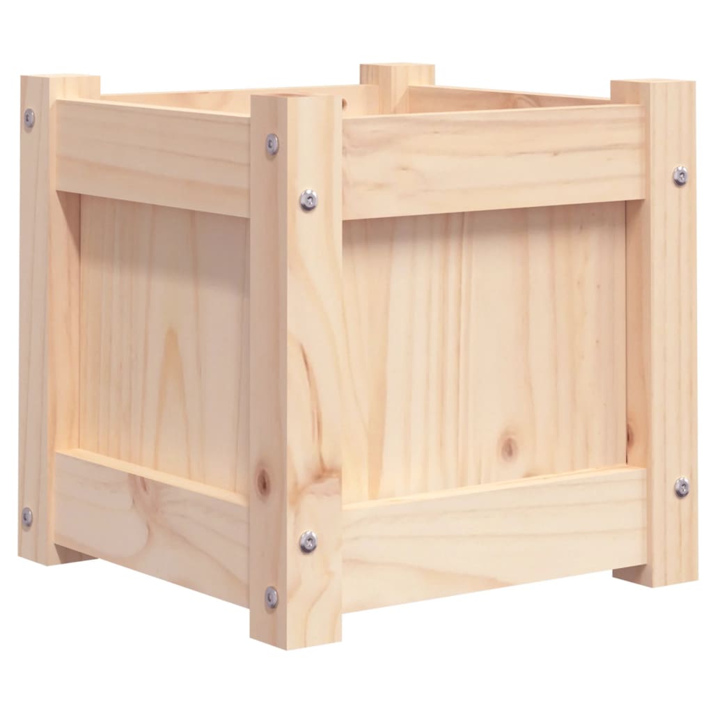 Vidaxx plantekasse 31x31x31 cm massivt fyrretræ