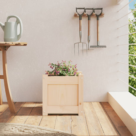 Vidaxx plantekasse 31x31x31 cm massivt fyrretræ