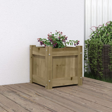 Vidaxx plantekasse 31x31x31 cm imprægneret fyrretræ