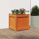 Vidaxx plantekasse 40x40x40 cm massiv fyrretræ, vask brun
