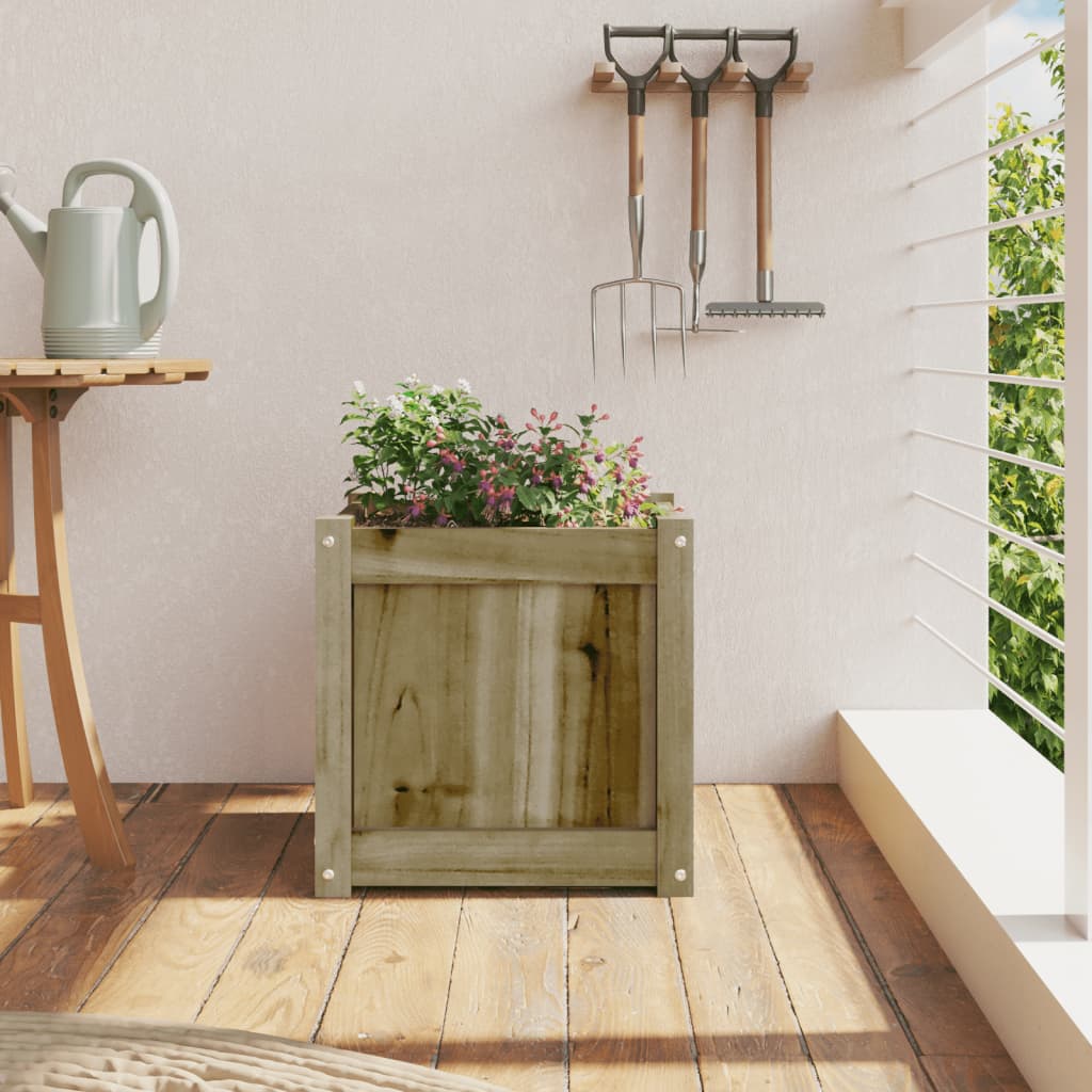 Vidaxx plantekasse 40x40x40 cm imprægneret fyrretræ