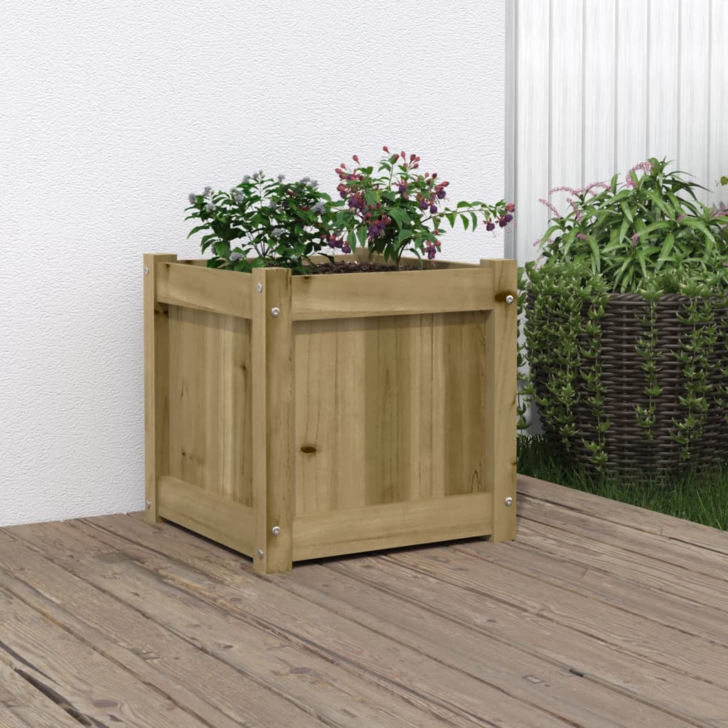 Vidaxx plantekasse 40x40x40 cm imprægneret fyrretræ