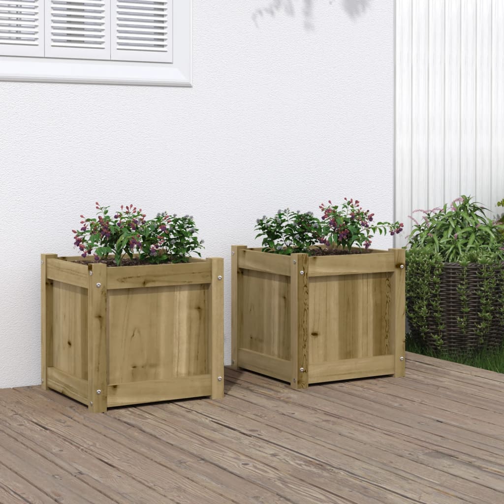 Vidaxl plantekasser 2 cm imprægneret træ