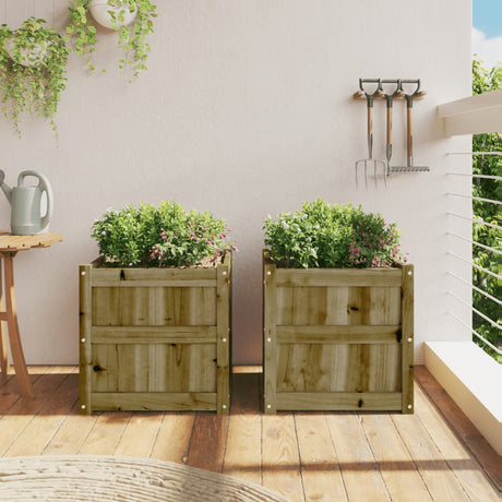 Vidaxl plantekasser 2 cm imprægneret træ