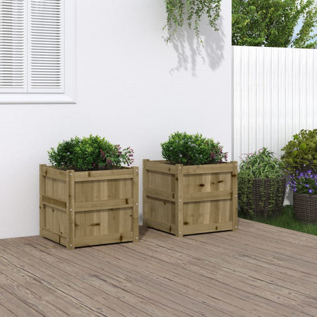 Vidaxl plantekasser 2 cm imprægneret træ