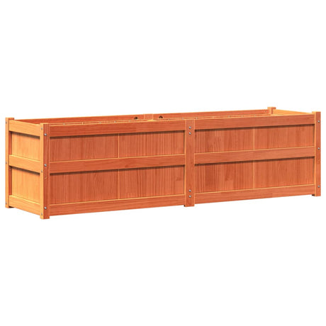 Vidaxx plantekasse 180x50x50 cm massiv fyrretræ, vask brun