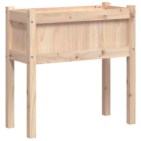 Vidaxx plantekasse med ben 70x31x70 cm massivt fyrretræ