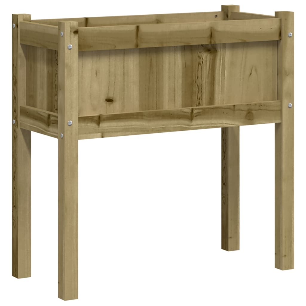 Vidaxx plantekasse med ben 70x31x70 cm imprægneret fyrretræ