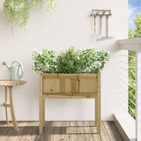 Vidaxx plantekasse med ben 70x31x70 cm imprægneret fyrretræ