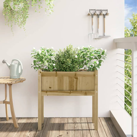 Vidaxx plantekasse med ben 70x31x70 cm imprægneret fyrretræ