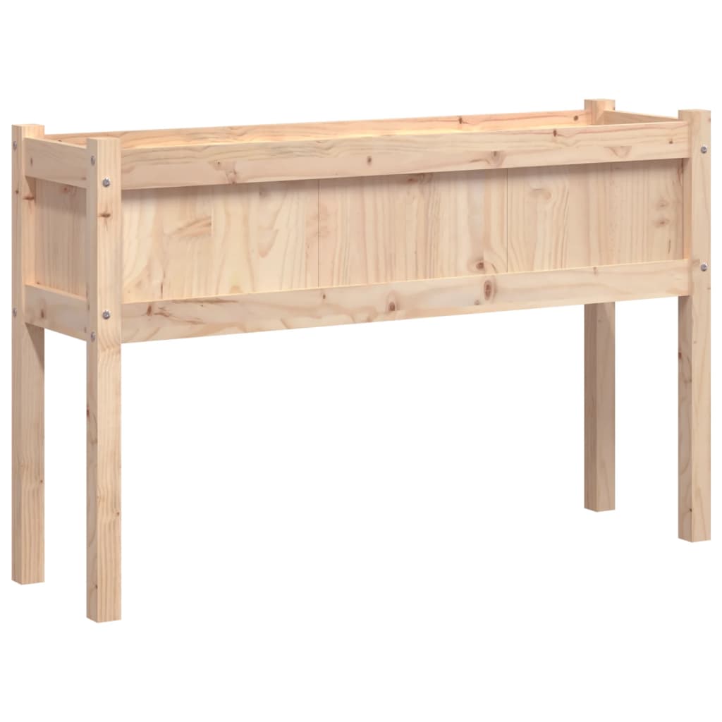 Vidaxx plantekasse med ben 110x31x70 cm massivt fyrretræ