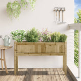 Vidaxx plantekasse med ben 110x31x70 cm imprægneret fyrretræ