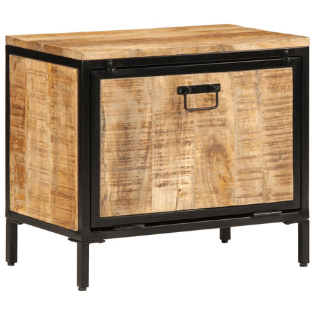 Vidaxx skoskab 60x35x53 cm massivt groft mangotræ
