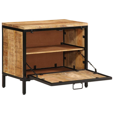 Vidaxx skoskab 60x35x53 cm massivt groft mangotræ