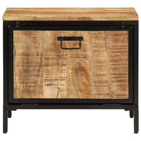 Vidaxx skoskab 60x35x53 cm massivt groft mangotræ