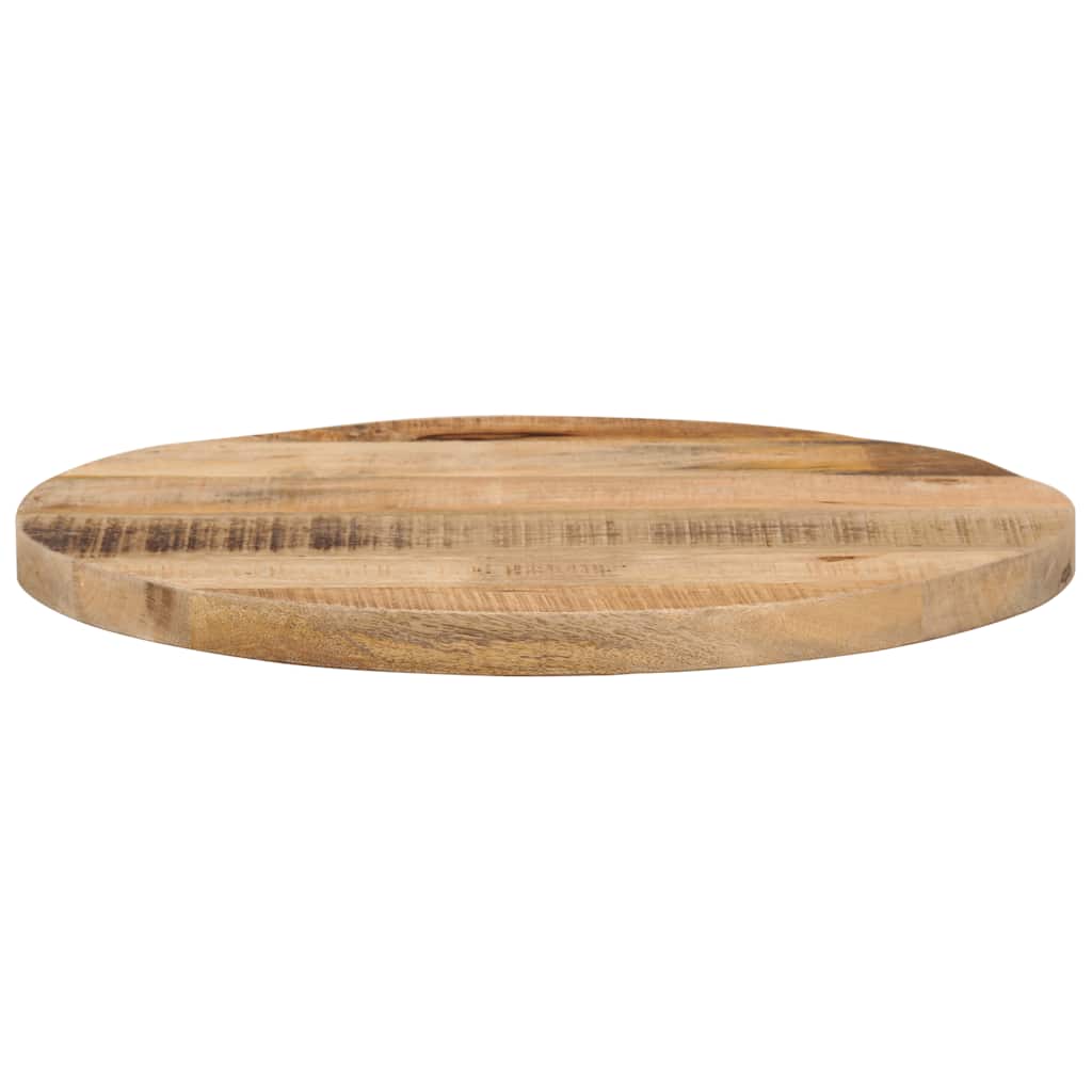 Vidaxl tafelblad rond ø 40x2,5 cm massief ruw mangohout