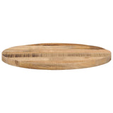 Vidaxl tafelblad rond ø 40x2,5 cm massief ruw mangohout