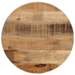Vidaxl tafelblad rond ø 50x2,5 cm massief ruw mangohout