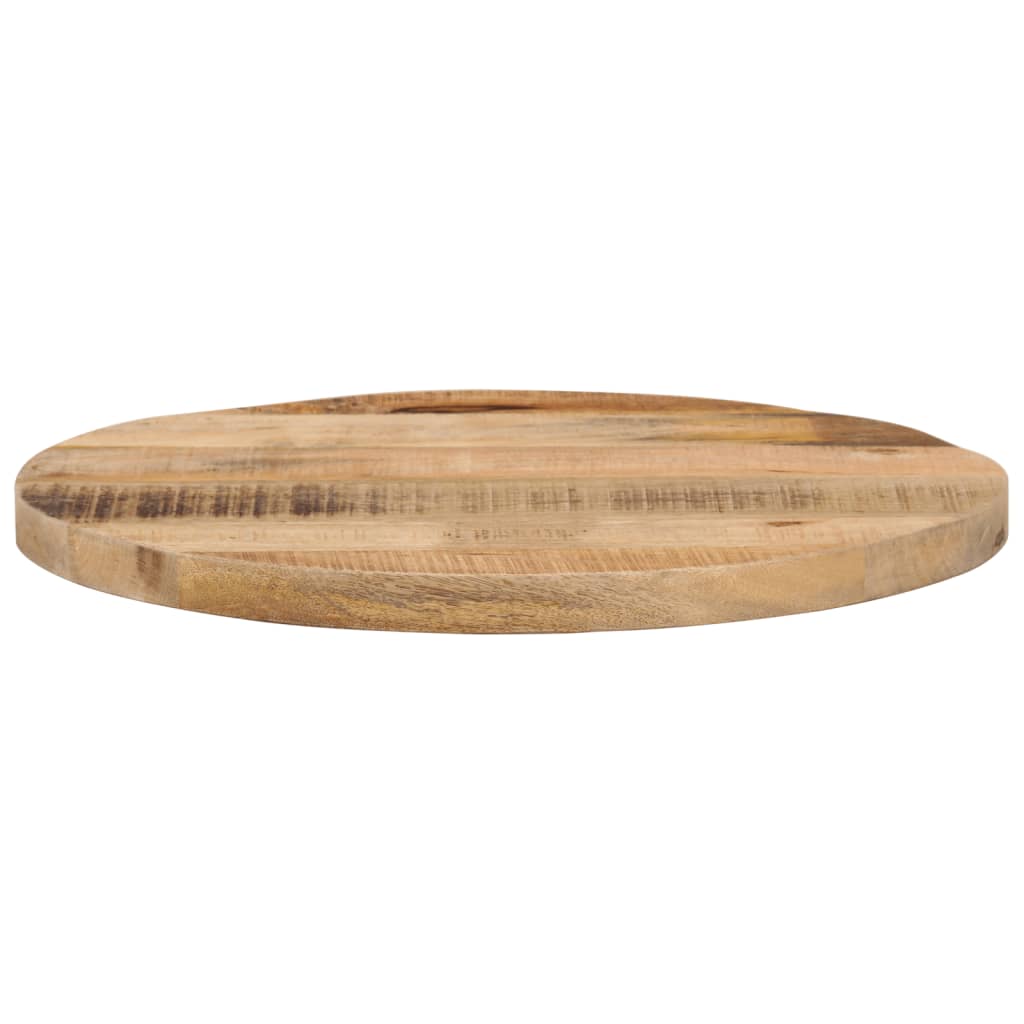 Vidaxl tafelblad rond ø 50x2,5 cm massief ruw mangohout