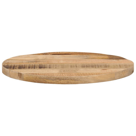 Vidaxl tafelblad rond ø 60x1,5 cm massief ruw mangohout
