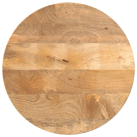 Vidaxl tafelblad rond ø 60x3,8 cm massief ruw mangohout