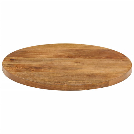 Vidaxl tafelblad rond ø 60x3,8 cm massief ruw mangohout