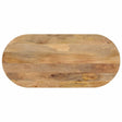 Vidaxl tafelblad ovaal 140x50x2,5 cm massief mangohout