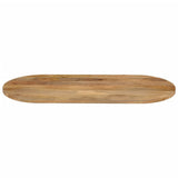 Vidaxl tafelblad ovaal 120x60x3,8 cm massief mangohout