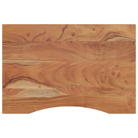 Vidaxl bureaublad rechthoekig 100x60x2,5 cm massief acaciahout